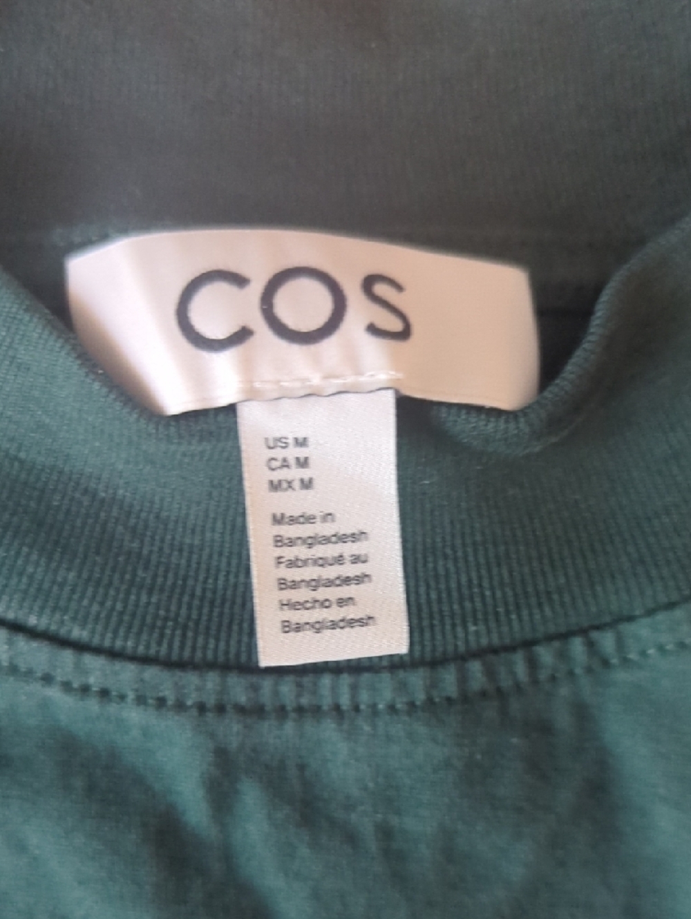 COS Short-Sleeve Tee High Neck Medium - Picture 2 of 3